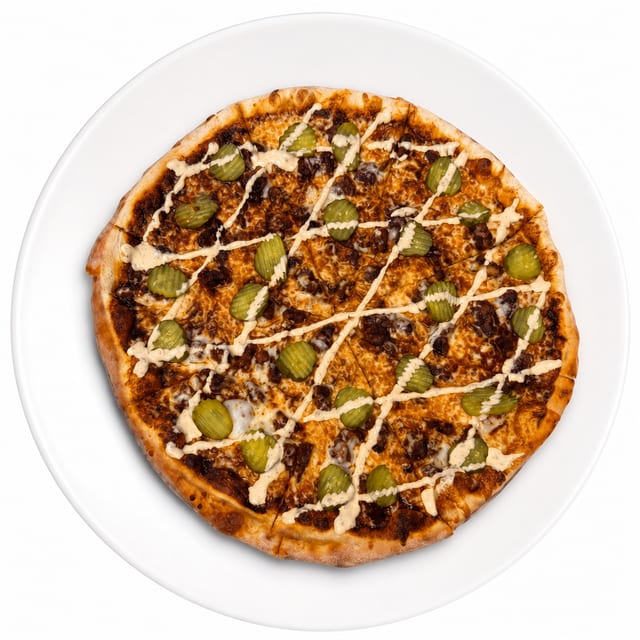 Nashville Hot Pizza (L).