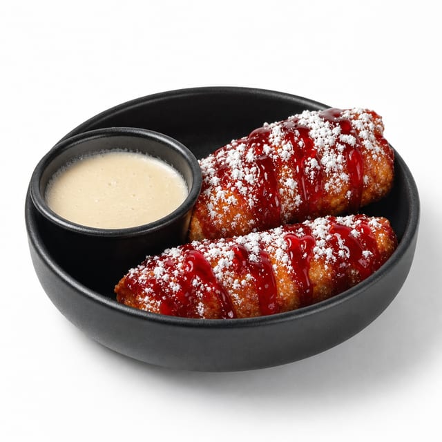 Rasp Cheesecake Rolls.